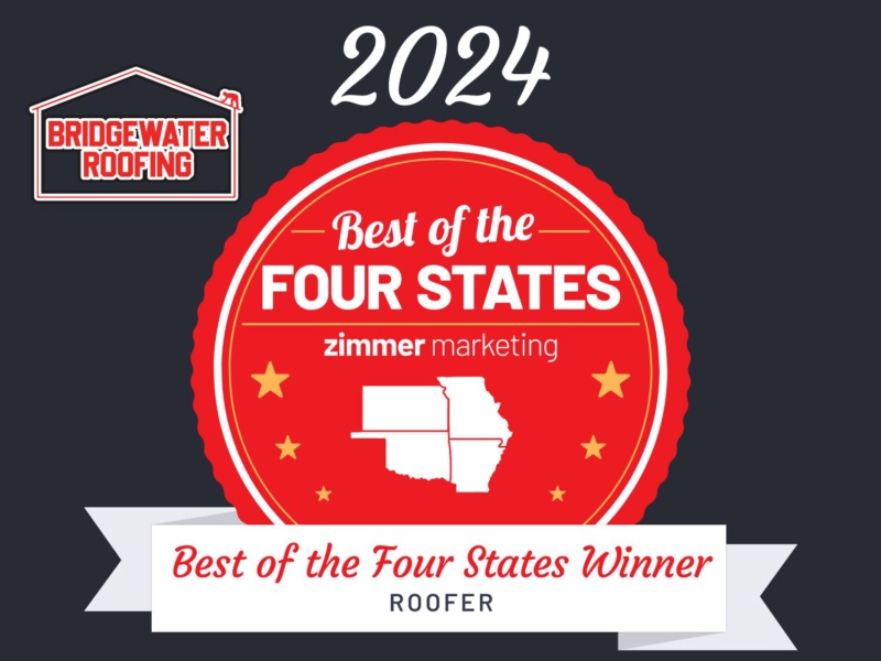 Awarded the 2024 Best of the Four States: Roofer Category